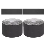 2Pcs 3.9inch x 164ft Bulletin Board Border, Black (1mm)