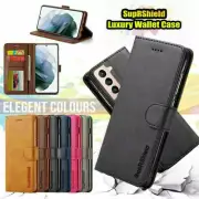 For Samsung Galaxy S23 FE S20 S21 Ultra S23 Plus Wallet Case Leather Flip Cover