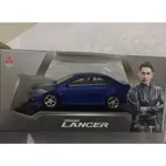 合金迴力車🚙LANCER原廠模型1/43（顏色:寶藍）