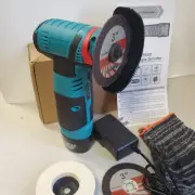 Mini Angle Grinder Polishing Tool Buffer, 3" Cordless Cut off Wheel wool Pad NEW