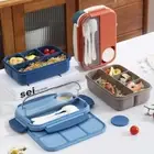 Stackable Lunch Container Portable Food Storage Box School Kids Office Worker