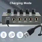 4/6/8 Channel Audio Mixer USB Mixing Console For Karaoke Live Podcast