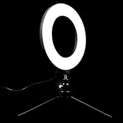 SEWACC 1Set LED Ring Light with Stand Dimmable Light for Video Conferencing Live Streaming Photography Powered Compact Design for Easy Portability
