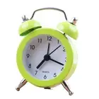 Quartz Clock Alarm Clock Classic Double Bell Metal Main Body PVC Clock Face