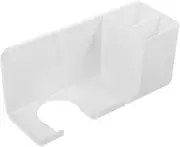 Hair Dryer Storage Rack Home Hair Dryer Shelf Bathroom Organiser Black Simple Design
