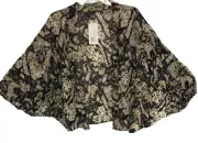 Evereve Harriet Isles Johnny Wrap-Brownmulti-one size with elastic sleeves