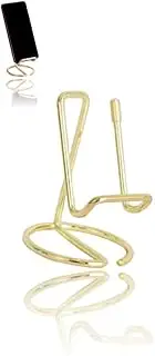 Cute Gold Metal Cell Phone Stand for Desk - Universal Fit for iPhone, Switch, iPad & All Smartphones