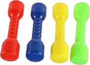 Kisangel 4Pcs Ergonomic Dumbbells for Morning Exercise Barbells Safe and Fitness Tools for Coordination and Fun Activities