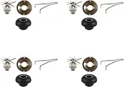 Mellisso 4X for TWK TM 767 800 TWK 767 800 Blades Knives Ice for Juicer Blender Parts for 2L Jar 010 767 800 G5200 G20