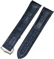 [RAYESS] 21mm 22mm Curved End Blue Red fabric Nylon Rubber Watchband 19mm 20mm Fit for Omega Seamaster 300 Planet Ocean AT150 Watch Strap