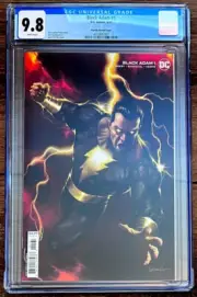 BLACK ADAM #1 in CGC 9.8 NM/MINT a DC comic Parrillo Variant cover