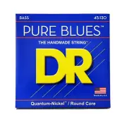 DR Strings PURE BLUES Medium 5-String Bass Strings (45-130)