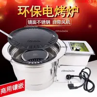 在飛比找蝦皮購物優惠-韓式電烤爐商用烤肉爐自消煙烤爐環保無煙烤肉爐鑲嵌式燒烤爐烤爐