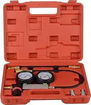PTSTEL Automotive Cylinder Leakage Leak Down Tester Kit Detector Engine Compression Gauges Set