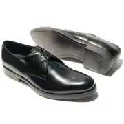 FERRAGAMO Gideon Formal Men's Leather Black Dress Oxford Shoes Tuxedo Wedding