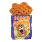 Bark Box Scooby Doo Scooby Snacks Plush Dog Toy Squeaky Treat Dispensing Crinkle
