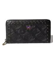 NEW ANNA SUI Siesta round wallet Cowhide Leather 315801
