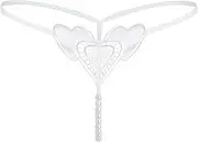 [Generic] Daddy Panties G-String Thong Lady Women Underwear Sexy Pants Ladies Briefs Panties Lace Thong Silky Lingerie for Women