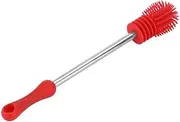 Silicone Bottle Cleaning Brush with Long - Non-Grip Handle, Scrubbing Silicone Cleaner Scratch- Cleaning Tool for Water Bottles Baby Bottles Long Or Narrow Necked Bottles Tumblers