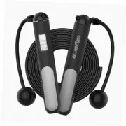 Jump Rope,Ropeless jump ropes weighted with counter for fitness,Home, Black