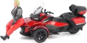 Can-Am Spyder RT Limited 3-Wheel Motorcycle Deep Marsala Red Metallic with 1/32