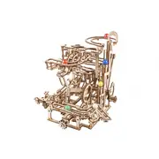 338pc Ugears Marble Run Tiered Hoist Mechanical Wooden 3D Puzzle/Model Set 14+