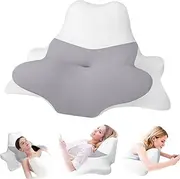 Cervical Neck Pillow for Neck Pain Relief, 2 in 1 Ergonomic Orthopedic Bed Pillow for Sleeping, Memory Foam Pillows for Side, Back & Stomach Sleepers with Removable Pillowcase