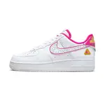 NIKE WMNS AIR FORCE 1 07 LX 女 白粉 火龍果 經典 休閒鞋 DV3809-100