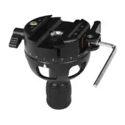 Leveling Base with lever lock / handle for 75mm Bowl/Arca+Picatinny for shooting