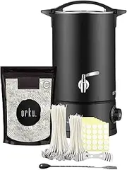 Candle Making Kit - Wax Melting Heater + Soy Wax Flakes + Wicks