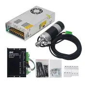 48V 400W Air Cooled Spindle Motor + Closed Loop Driver + Power Supply + Fixture