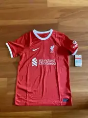 liverpool home jersey kids L 2023-24