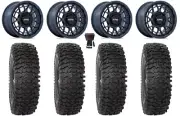 KMC Technic 15" Wheels Blue 35" RC500S Sticky Tires Renegade Outlander