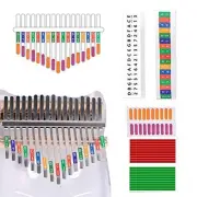 Ubrand 2set Kalimba Thumb Piano Note Stickers for Beginner Learner Musical
