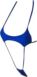 YOMORIO Womens Sexy Bikini Swimsuit Temptation Lingerie Strappy Underwear Blue