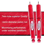 2x Rear KYB SKORCHED 4'S Shock Absorbers for Ford EVEREST TREND UA SUV 15-on