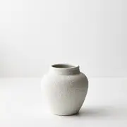 Odelle Texture Vase or Pot in White - Small