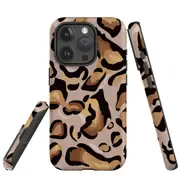 For iPhone 15 Pro Case, Shielding Cover, Leopard Pattern