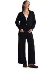 [Oxford] Zoe Cashmere Blend Cardigan in Black