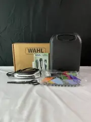Wahl Home Products CMP Silver Black Corded Electric Haircutting Kit With Manual