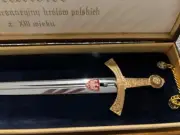 Millenium 966-1966 Szczerbiec Coronation Sword, 13th century miniature replica