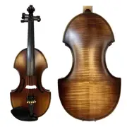 Baroque style song Maestro 5 strings violin 4/4 with strong mellow sound #15280