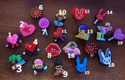 Bad Bunny Shoe Charms for Croc Clog Sandals Bracelets Decor **lot Of 20**