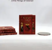 COLLIER'S WORLD ATLAS 1:12 Scale Miniature Readable Illustrated Book Travel
