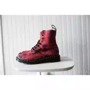 DR.MARTENS 1460 PASCAL TIE DYE LEATHER LACE UP BOOTS 7 Ladies