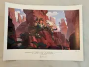 Altered TCG Kickstarter – 1 Limited Stamp Signed Art - Sierra & Oddball #258