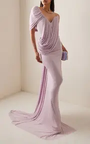 [Maticevski] Systema Draped Jersey Gown