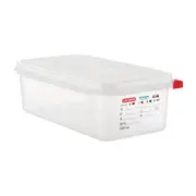 Araven Food Containers - GN 1/3 4Ltr with Lids (Box 4)