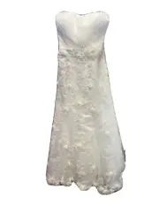 Wedding Dress Mia Solano Style #BU1344 New. Diamond White Color.