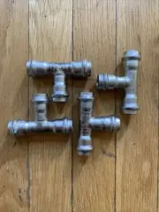 NEW LOT Of 4 Viega Propress 1/2” Tee 304 Stainless Steel